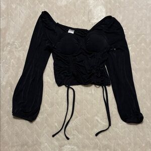 No Boundaries Black Blouse